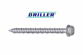 DRILLER® self tapping screws for fixing of supporting units onto concrete substructure, with anticorrosive coating