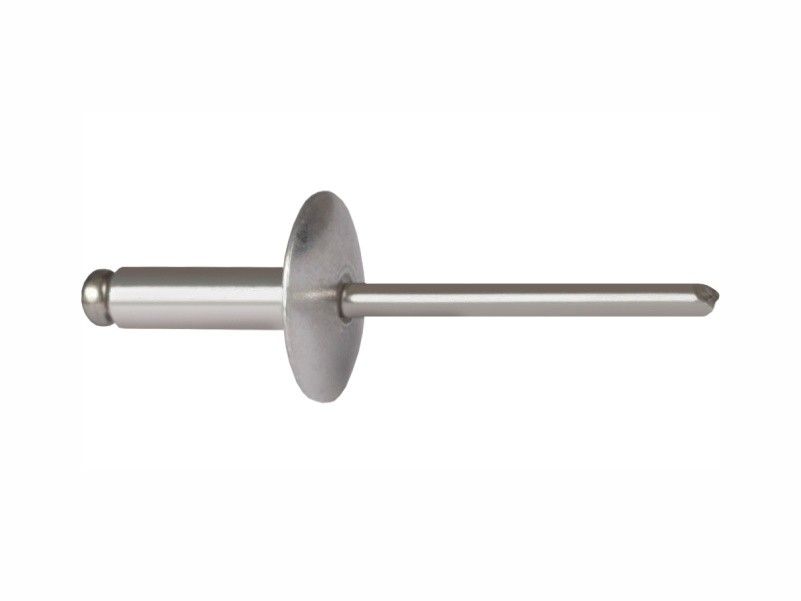 Stainless steel large flange head blind rivets, AISI 304