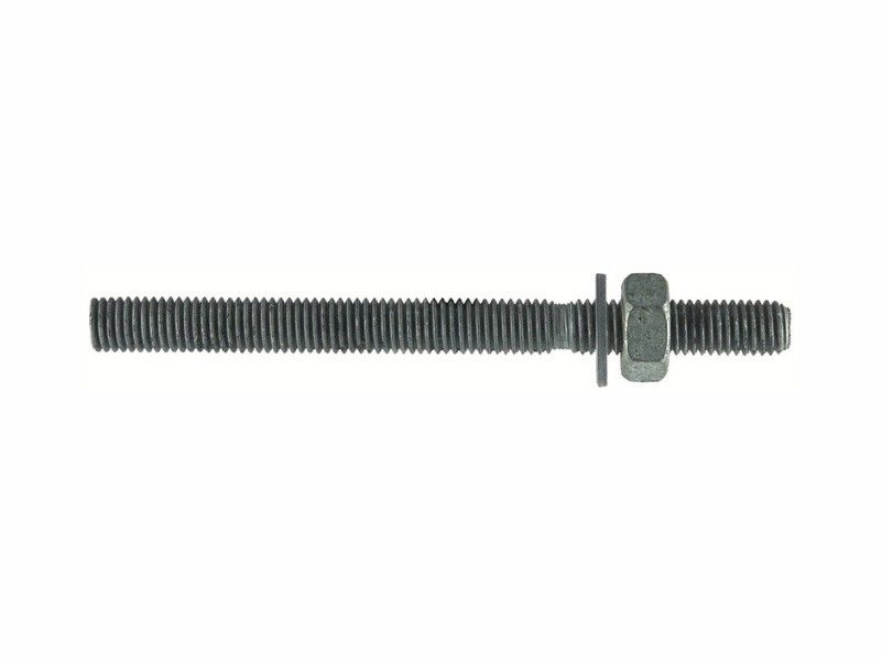 Threaded rods with washer and nut, 8.8 steel grade