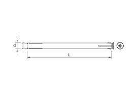 Steel frame expansion anchors