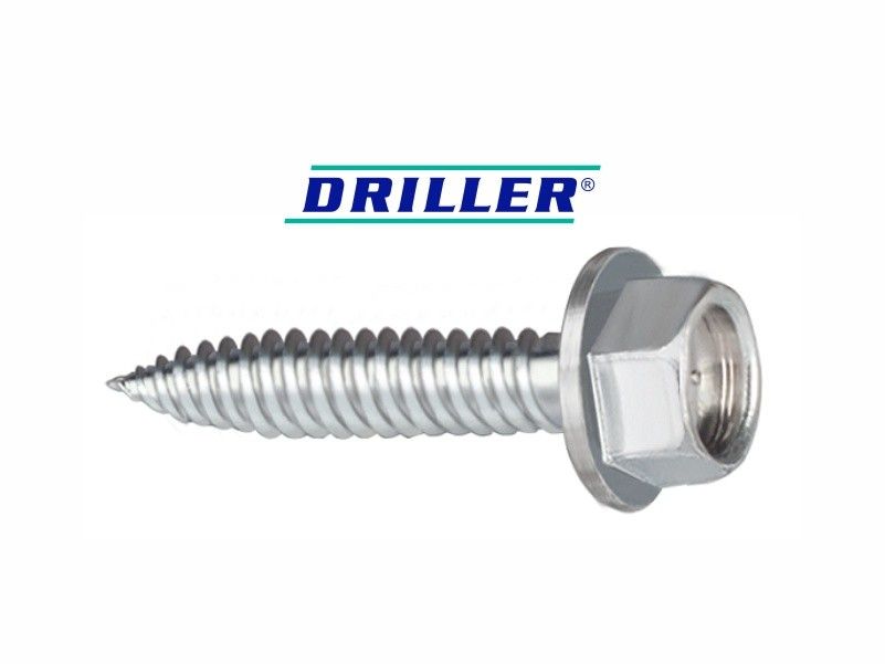 DRILLER® BI-METAL chipless stitching screws for steel sheets overlapping