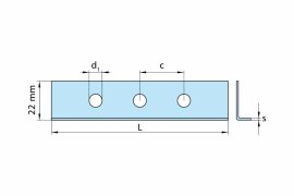 Stainless steel linear washers for sandwich panel fixing with a hidden lock