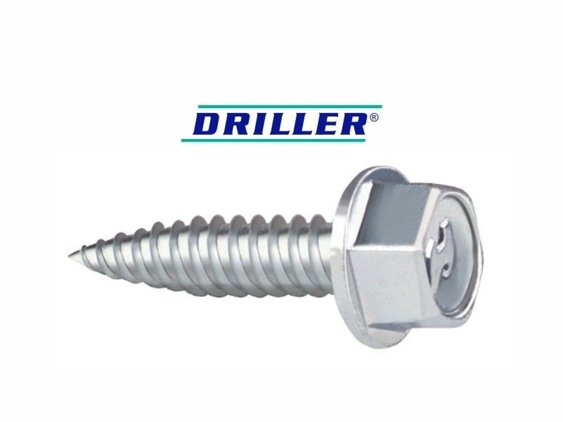 DRILLER® chipless stitching screws for steel sheets overlapping