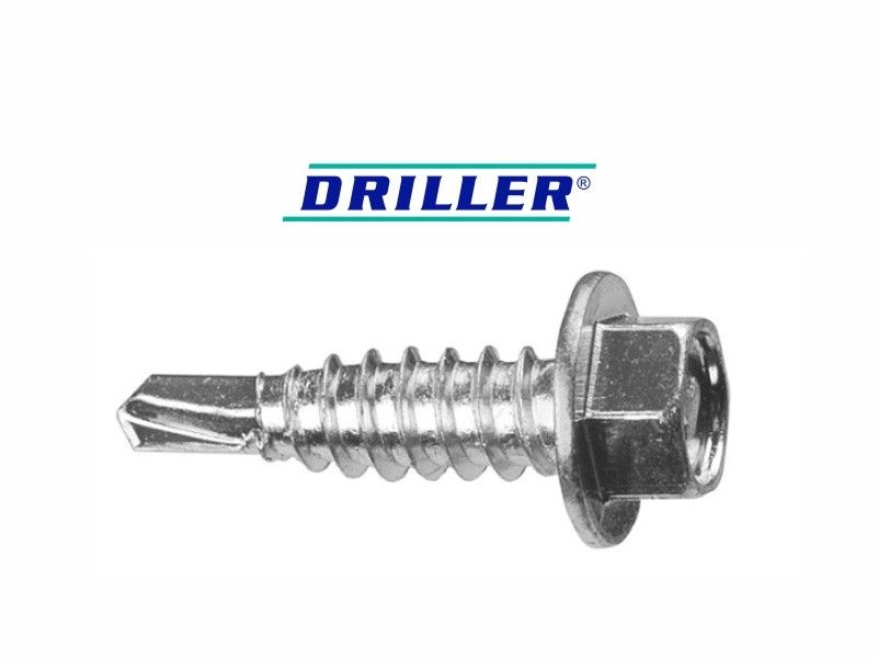 DRILLER® stitching screws for steel sheets overlapping