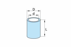 Sliding point spacer, AISI 304 stainless steel