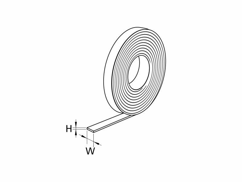 Expanding sealing tape PUR, polyurethane