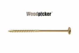 Woodpicker™ carpentry screws for structural connections of wooden elements, wafer head