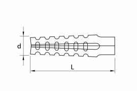 Steel saw plugs