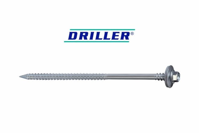 6,1 - DRILLER® self tapping screws for fixing of sandwich panels onto concrete & timber substructure