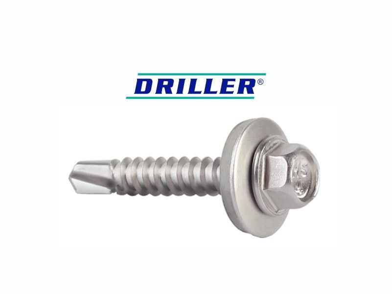 DRILLER® self drilling screws, AISI 410 stainless steel