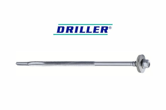 5,5/6,3 / max. 20 - DRILLER® self drilling screws for fixing of sandwich panels onto steel substructure, with anticorrosive coating