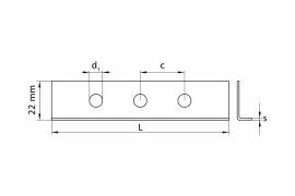 Linear washers for sandwich panel fixing with a hidden lock, to be used with WKSPW screws