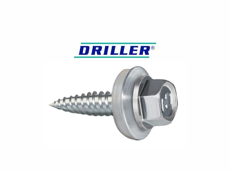 DRILLER® chipless stitching screws for steel sheets overlapping