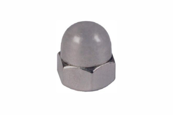 Cap nuts DIN1587, AISI 304 (A2) and AISI 316 (A4) stainless steel