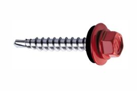 Self drilling screws for fixing steel sheets to timber substructure