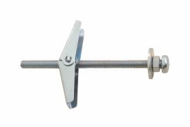 Spring toggle for ceilings with screw