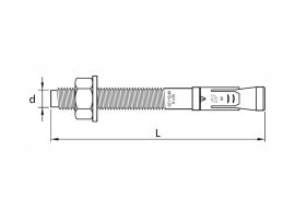 Torque controlled expansion anchors for non-cracked concrete