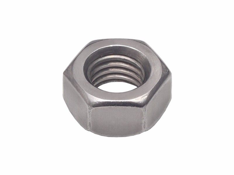 Hexagonal nuts DIN934, AISI 304 (A2) and AISI 316 (A4) stainless steel