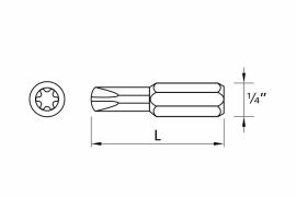 DRILLER® star drive insert bits