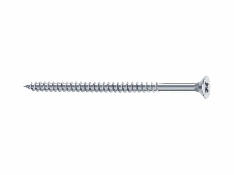 Chipboard screws, flat countersunk head, partial thread