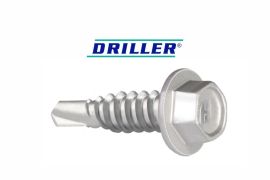 DRILLER® stitching screws for steel sheets overlapping, with anticorrosive coating