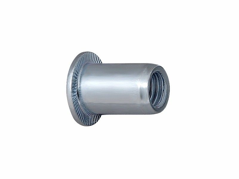 Flat head rivet nuts