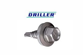 DRILLER® stitching screws for steel sheets overlapping, AISI 410 stainless steel