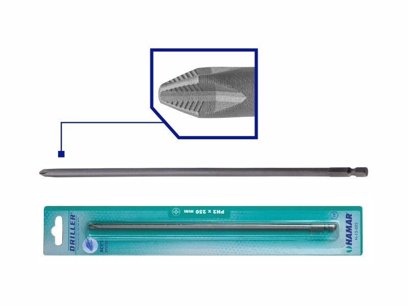 DRILLER® PH drive insert bits long series