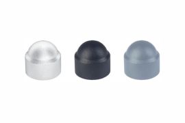 Plastic cover caps for hexagon bolt nuts