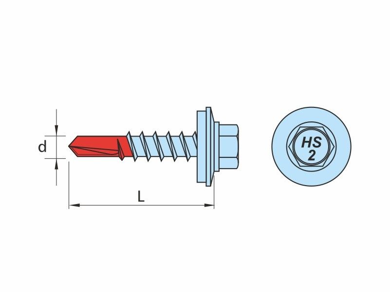 DRILLER® BI-METAL self drilling screws