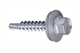 Self drilling screws for fixing steel sheets to timber substructure