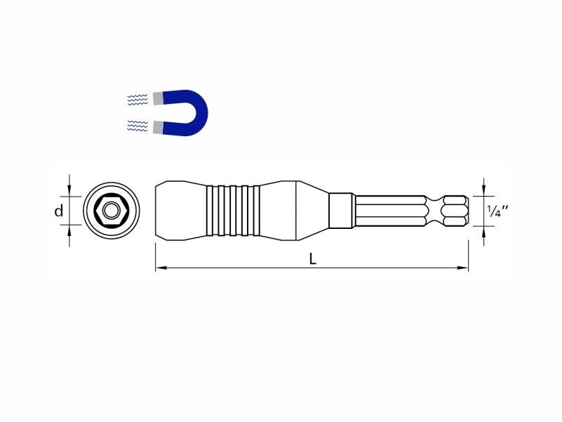 DRILLER® magnetic screw setter