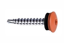 Self drilling screws for fixing steel sheets to timber substructure