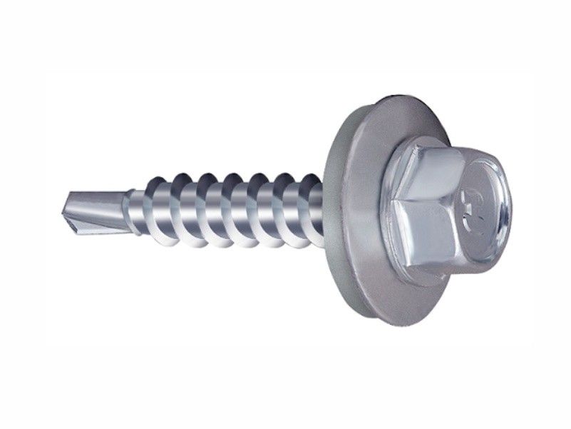 Self drilling screws for fixing steel sheets to timber substructure