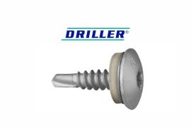 DRILLER® stitching screws for steel sheets overlapping, with anticorrosive coating