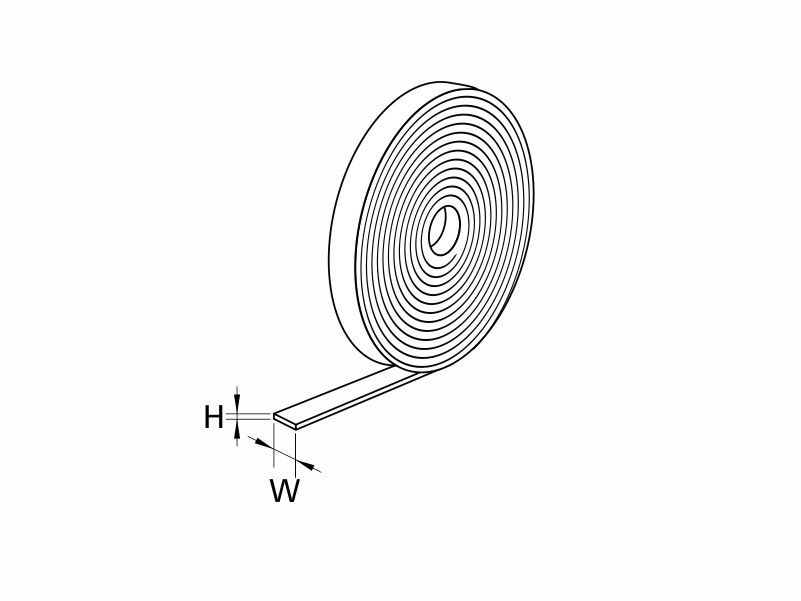 Soundproofing tape PES, polyethylene