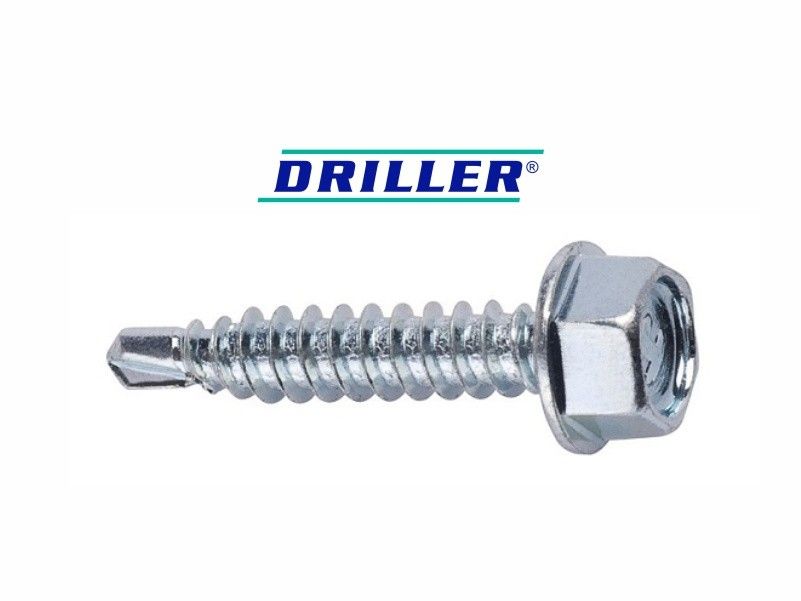 DRILLER® stitching screws for steel sheets overlapping