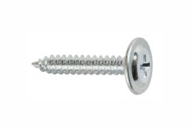 Self tapping screws, flat wafer head