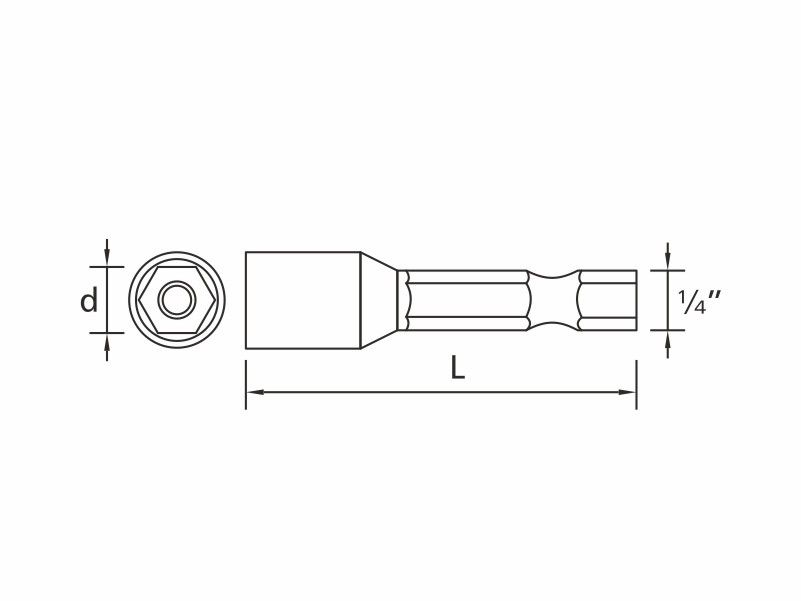 Magnetic nutsetters