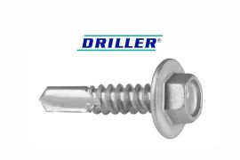 DRILLER® self drilling flange head screws, with anticorrosive coating