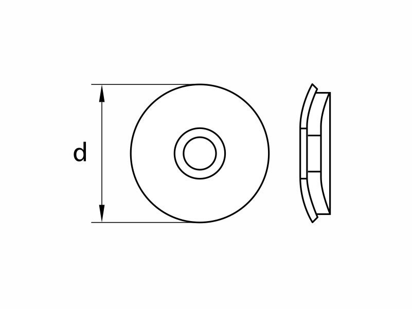 Steel / EPDM bonded washers