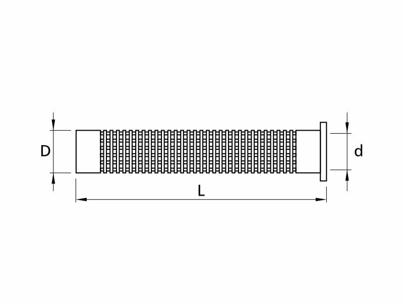 Universal plastic sleeve for chemical injection fixing in hollow blocks