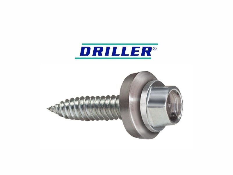 DRILLER® BI-METAL chipless stitching screws for steel sheets overlapping