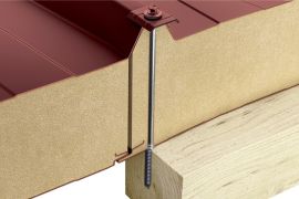 self tapping screws for fixing of sandwich panels onto timber substructure