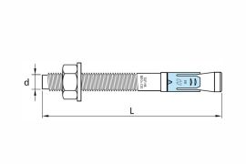 Torque controlled expansion anchors for cracked and non-cracked concrete