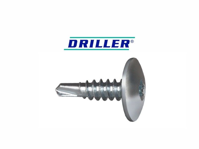 DRILLER® stitching screws for steel sheets overlapping