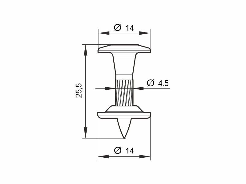 Collated pins for Spit P560