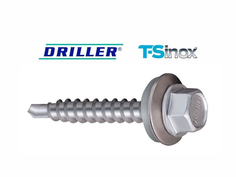 Self drilling screws for fixing steel sheets to timber substructure, AISI 304-TS stainless steel