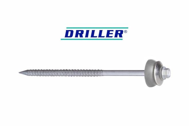 6,1 - DRILLER® self tapping screws for fixing of fibre cement sheets onto concrete & timber substructure, with anticorrosive coating