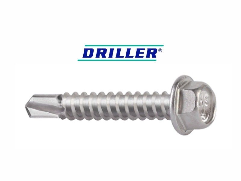 DRILLER® self drilling screws, AISI 410 stainless steel